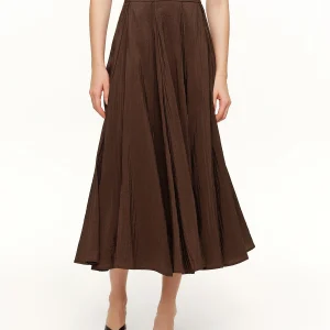 DUSHU Women's 3D Tailored Patchwork Bateau Skirt Spring 2026 New Arrival Fashionable and Versatile Skirts for Every Occasion