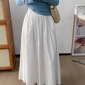 Elastic waist slim pants skirt summer and autumn leisure loose long skirt women's clothing