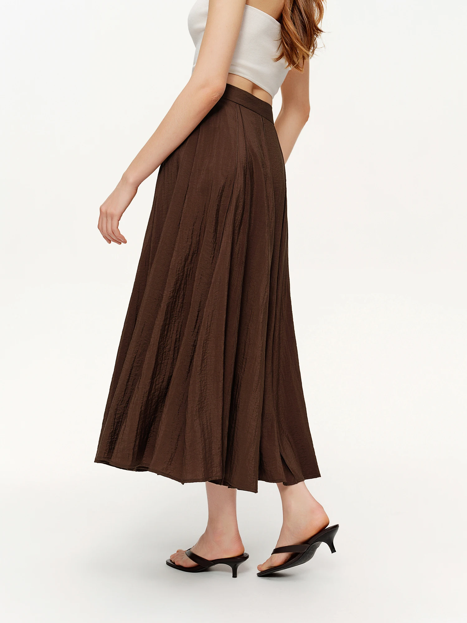 DUSHU Women's 3D Tailored Patchwork Bateau Skirt Spring 2026 New Arrival Fashionable and Versatile Skirts for Every Occasion - Image 2